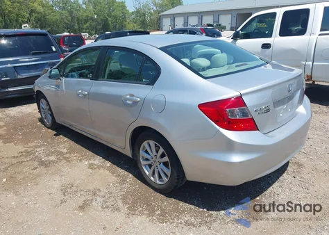 2012 Honda Civic Ex из США, поврежденный, VIN 2HGFB2F81CH312777